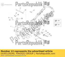 Tutaj możesz zamówić pralka od Piaggio Group , z numerem części GU95129240:
