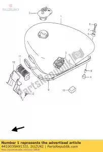 suzuki 4410039A9133J tank assy, ??brandstof ( - Onderkant