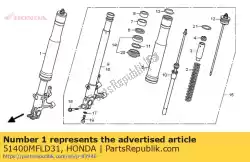 Qui puoi ordinare nessuna descrizione disponibile al momento da Honda , con numero parte 51400MFLD31: