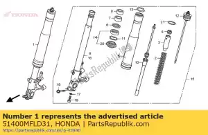 honda 51400MFLD31 aucune description disponible pour le moment - La partie au fond