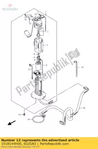 Suzuki 1518144H00 wspornik, paliwo ga - Dół