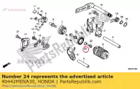 90442MENA30, Honda, plate, bearing holder honda  crf 250 450 2009 2010 2011 2012 2013 2014 2015 2017 2018 2019 2020, New