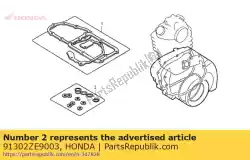 o-ring, 11,8 x 2,4 van Honda, met onderdeel nummer 91302ZE9003, bestel je hier online: