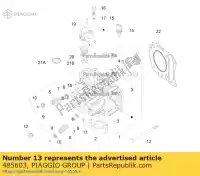 485603, Piaggio Group, parafuso c / flange     , Novo