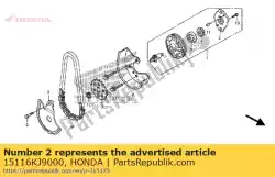 Aqui você pode pedir o placa, bomba de óleo em Honda , com o número da peça 15116KJ9000: