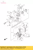 5RU135561000, Yamaha, pakking, spruitstuk yamaha yp 400 2007 2008 2009 2010 2011 2013 2014 2015 2016, Nieuw