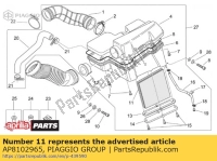 AP8102965, Aprilia, filtr powietrza, Nowy