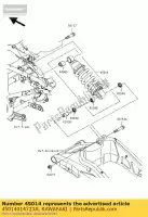 45014014723A, Kawasaki, amortisseur, spg, sil + bo kle65 kawasaki kle 650 2007 2008 2009, Nouveau