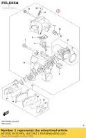 6910015H31999, Suzuki, juego de almohadillas suzuki  gsx 1300 2014 2015 2016 2017 2018 2019, Nuevo