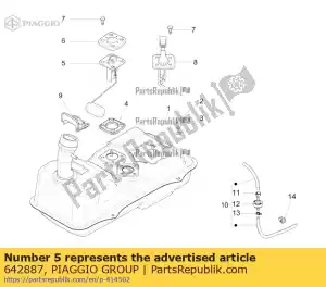 Piaggio Group 642887 wska?nik poziomu - Dół