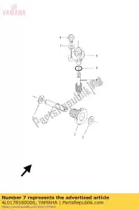 yamaha 4L0178180000 junta - Lado inferior