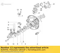 826949, Piaggio Group, Compressore aprilia gilera piaggio nrg runner sr zd4te zd4vfb00, zd4vfd00, zd4vfu00, zd4vfj, zd4vz000 50 1998 2003 2004 2005 2006 2007 2008 2009 2010 2011 2012 2013 2014 2016 2017 2018 2019, Nuovo