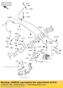 kawasaki 160820746 pump-assy-oil,abs,wet zr800bff - Bottom side