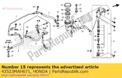 Tutaj możesz zamówić float, rr. G?ówny cylinder od Honda , z numerem części 43523MAH671: