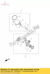 Ici, vous pouvez commander le palier auprès de Yamaha , avec le numéro de pièce 93310420B100: