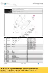 Ici, vous pouvez commander le ensemble d'outils. L / jack standard auprès de Piaggio Group , avec le numéro de pièce 668661: