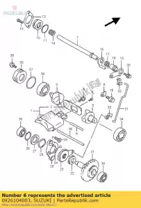 suzuki 0926104003 szpilka 4x20 - Dół