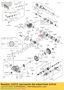 kawasaki 132721203 01 plate,cam - Bottom side