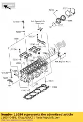 Here you can order the bracket from Kawasaki, with part number 110540488: