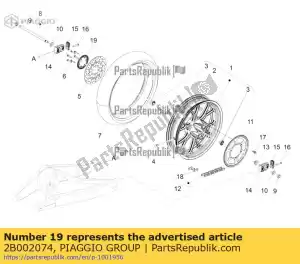 Piaggio Group 2B002074 ko?o foniczne - Dół