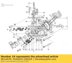 Qui puoi ordinare rondella piatta da Piaggio Group , con numero parte B014079: