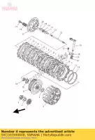 5XC161500000, Yamaha, engrenagem acionada primária comp. yamaha yz wr yzf wrf 250, Novo