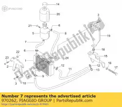 Here you can order the pipe from Piaggio Group, with part number 970262: