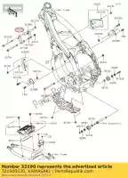 321900330, Kawasaki, motor de soporte, fr klx450a8f kawasaki  klx kx 450 2008 2009 2010 2011 2012 2013 2014 2015 2016 2017 2018 2019 2020 2021, Nuevo