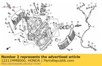 12211MM8000, Honda, aleta a, cilindro de fr., Nuevo