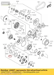 Ici, vous pouvez commander le 01 siège-ressort auprès de Kawasaki , avec le numéro de pièce 16007Y007: