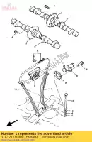 31A121710000, Yamaha, wa?ek rozrz?du 1 yamaha xj xjf 900, Nowy