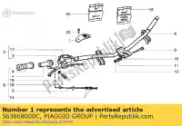 563868000C, Piaggio Group, paramaan piaggio nrg mc 50 1996, Nieuw