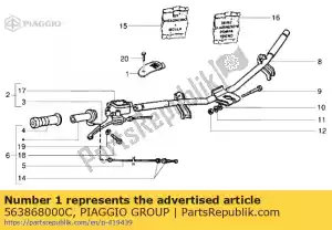 Piaggio Group 563868000C paramano - Il fondo