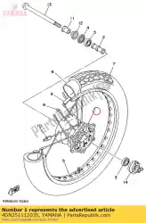 Aquí puede pedir buje delantero de Yamaha , con el número de pieza 4DN251112035: