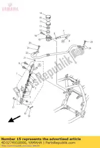 yamaha 4D3274910000 beschermer - Onderkant