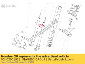 Piaggio Group 00H02001921 r-cto.hidra.c / pntra.iz.r drd - Lado inferior