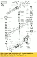 921801281, Kawasaki, spessore, t = 0.15 kawasaki w  a c cafe style special edition final ej800 w650 w800 street 650 800 , Nuovo