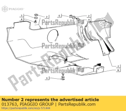 Aprilia 013763, Platte ring 4,2x12x1, OEM: Aprilia 013763