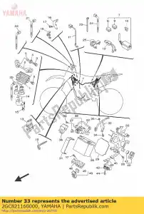 yamaha 2GC821160000 draad, minus lood - Onderkant