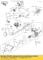 921520854, Kawasaki, ko?nierz klx150c9f kawasaki  d tracker 150 2016 2017 2018 2019 2021, Nowy