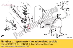 Qui puoi ordinare sw assy fr stop& crusie (w/p) da Honda , con numero parte 35340MKSE01: