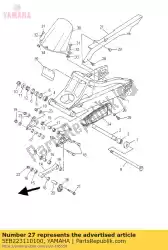 Tutaj możesz zamówić etui, ? A? Cuszek od Yamaha , z numerem części 5EB223110100: