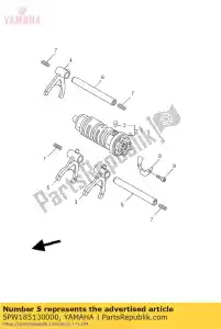 yamaha 5PW185130000 forcella, maiusc 3 - Il fondo