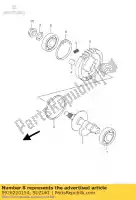 0926220154, Suzuki, Kogellager 8 suzuki dr 125 2009 2010, Nieuw