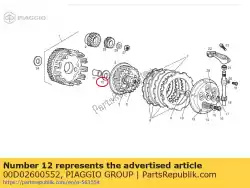 Tutaj możesz zamówić pralka. Wielowypustowy od Piaggio Group , z numerem części 00D02600552: