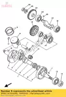 3MB116350000, Yamaha, pistón (0.25 mm o / s) yamaha dt dte dtr 125, Nuevo