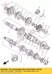 Qui puoi ordinare asse, azionamento da Yamaha , con numero parte 5EA174210000: