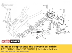 Aprilia AP8150466, Belleville spring, OEM: Aprilia AP8150466