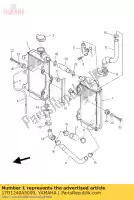 17D1240A5000, Yamaha, radiateur yamaha yz 250 2010 2011 2012 2013, Nouveau