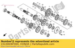 Qui puoi ordinare comp. Albero, contatore da Honda , con numero parte 23220KWF900: